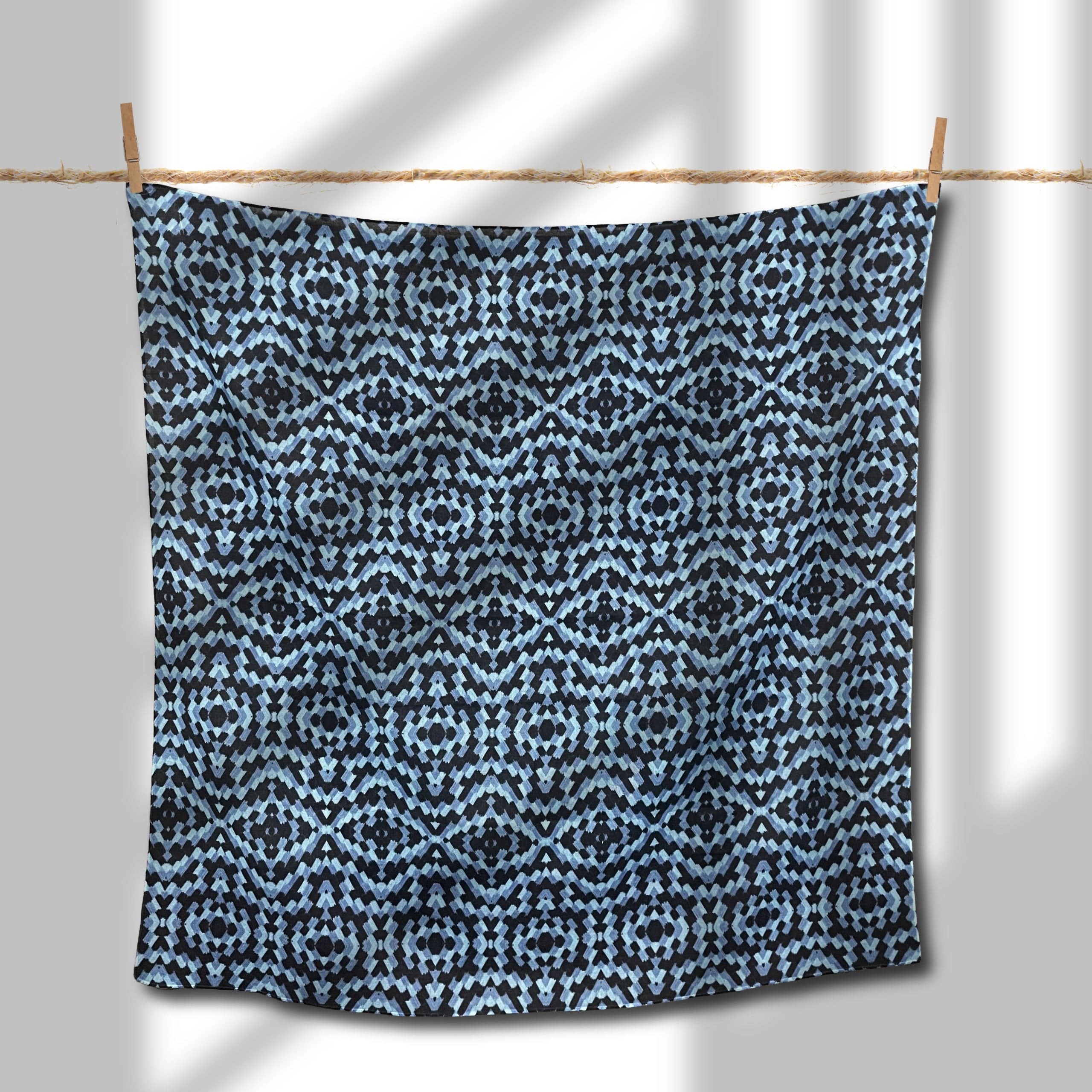 Blue Morpho Butterfly Scarf | Microscopic Wings