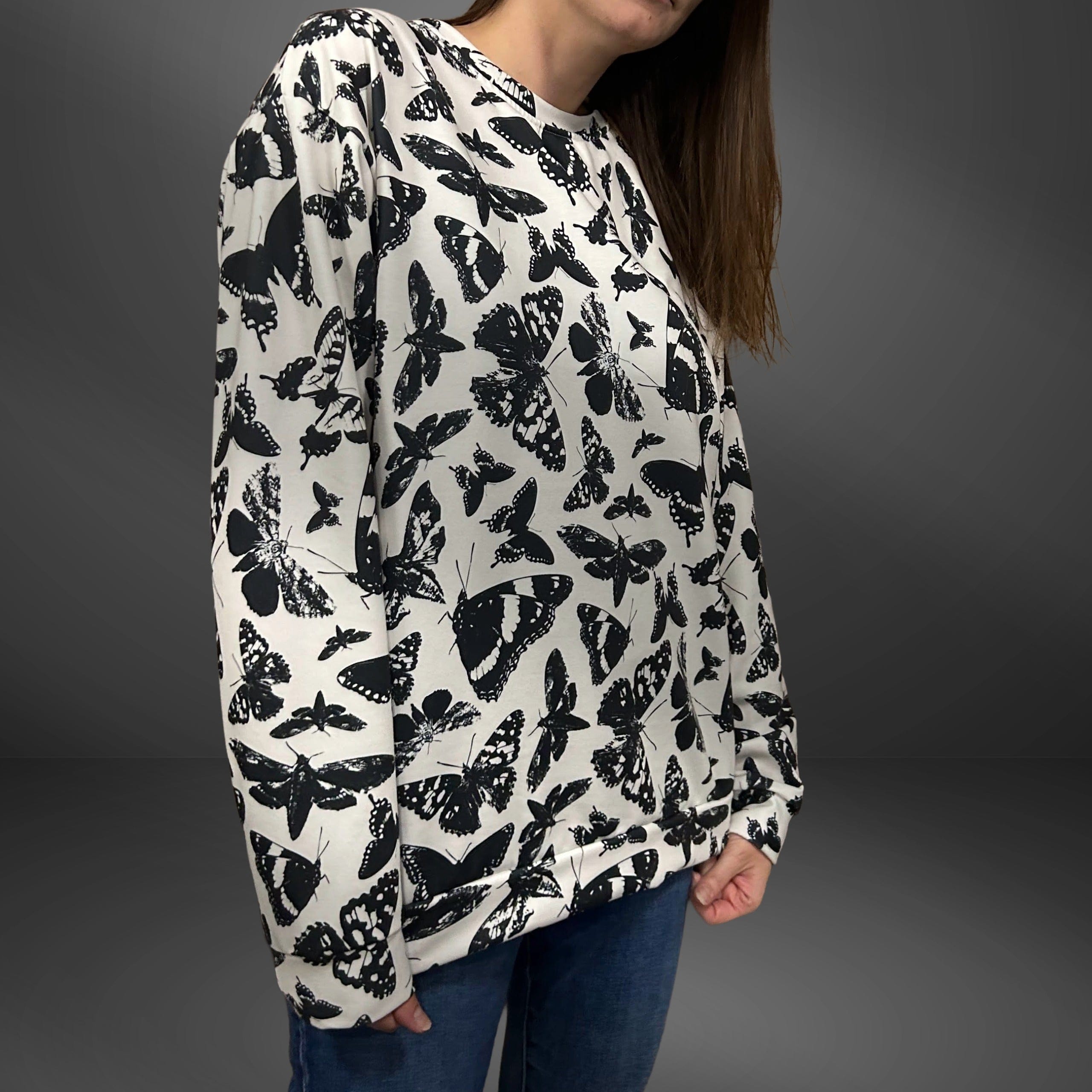 Butterfly + Moth Fashion Sweatshirt