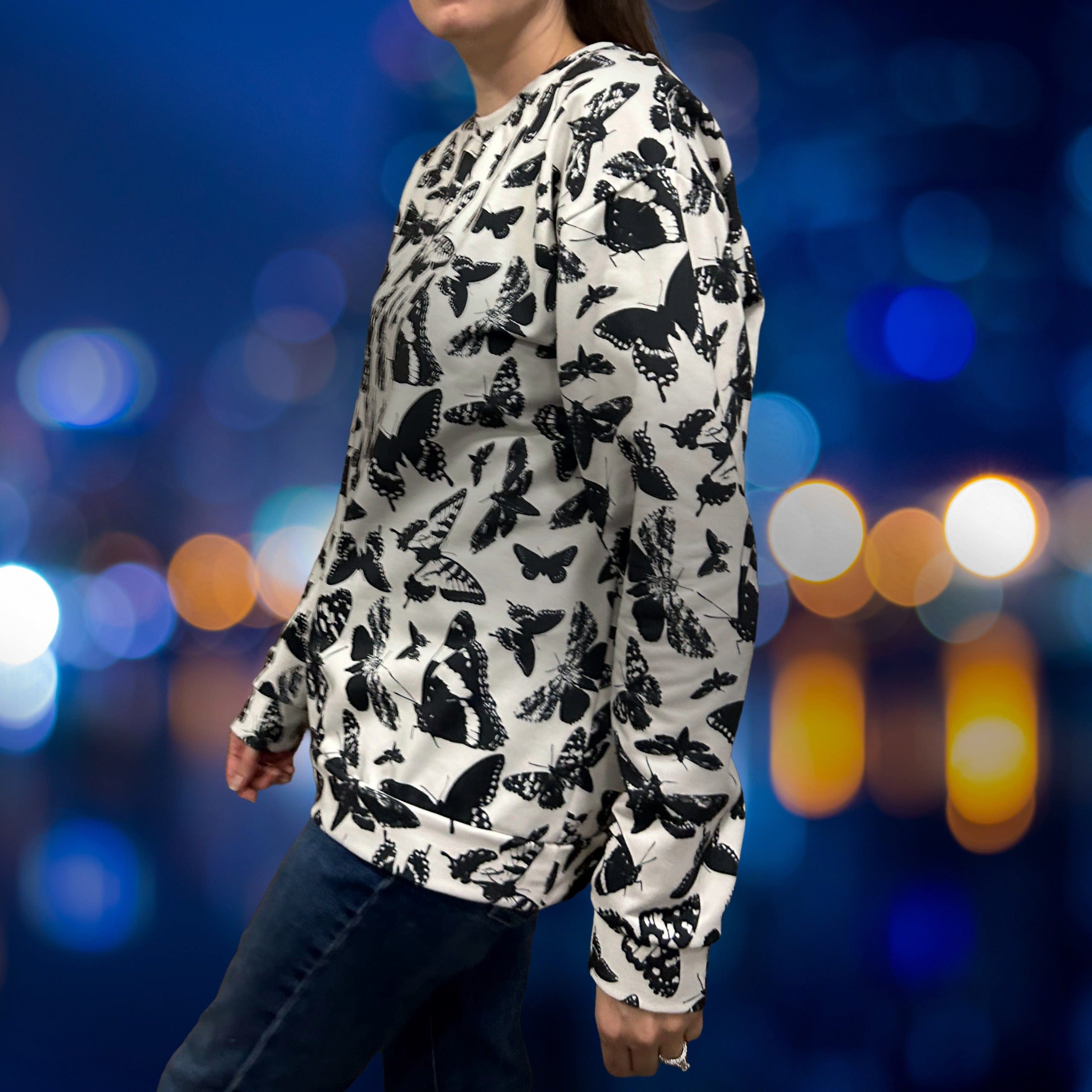 Butterfly + Moth Fashion Sweatshirt