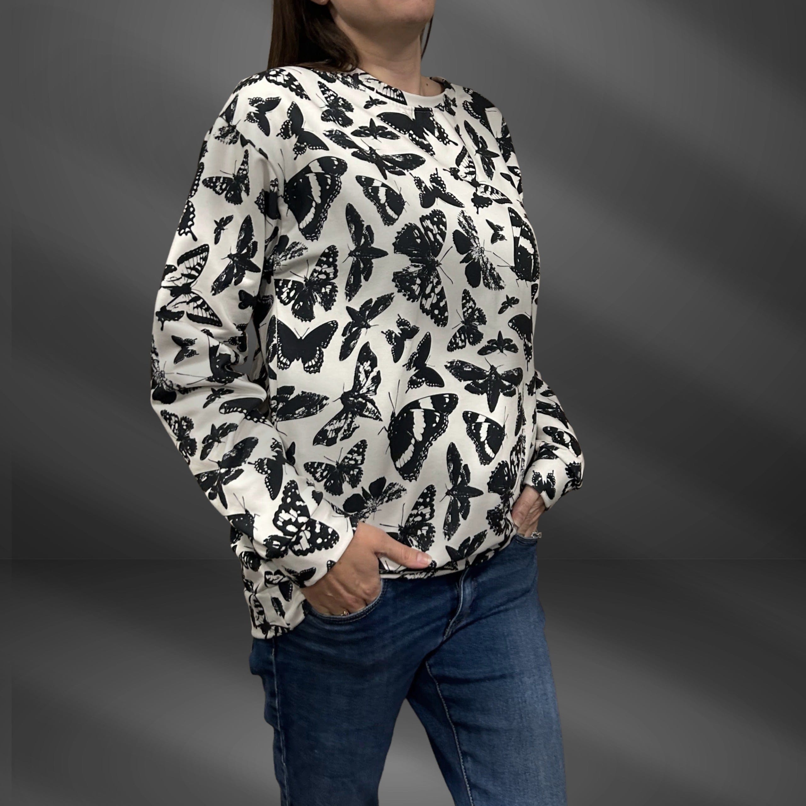 Butterfly + Moth Fashion Sweatshirt