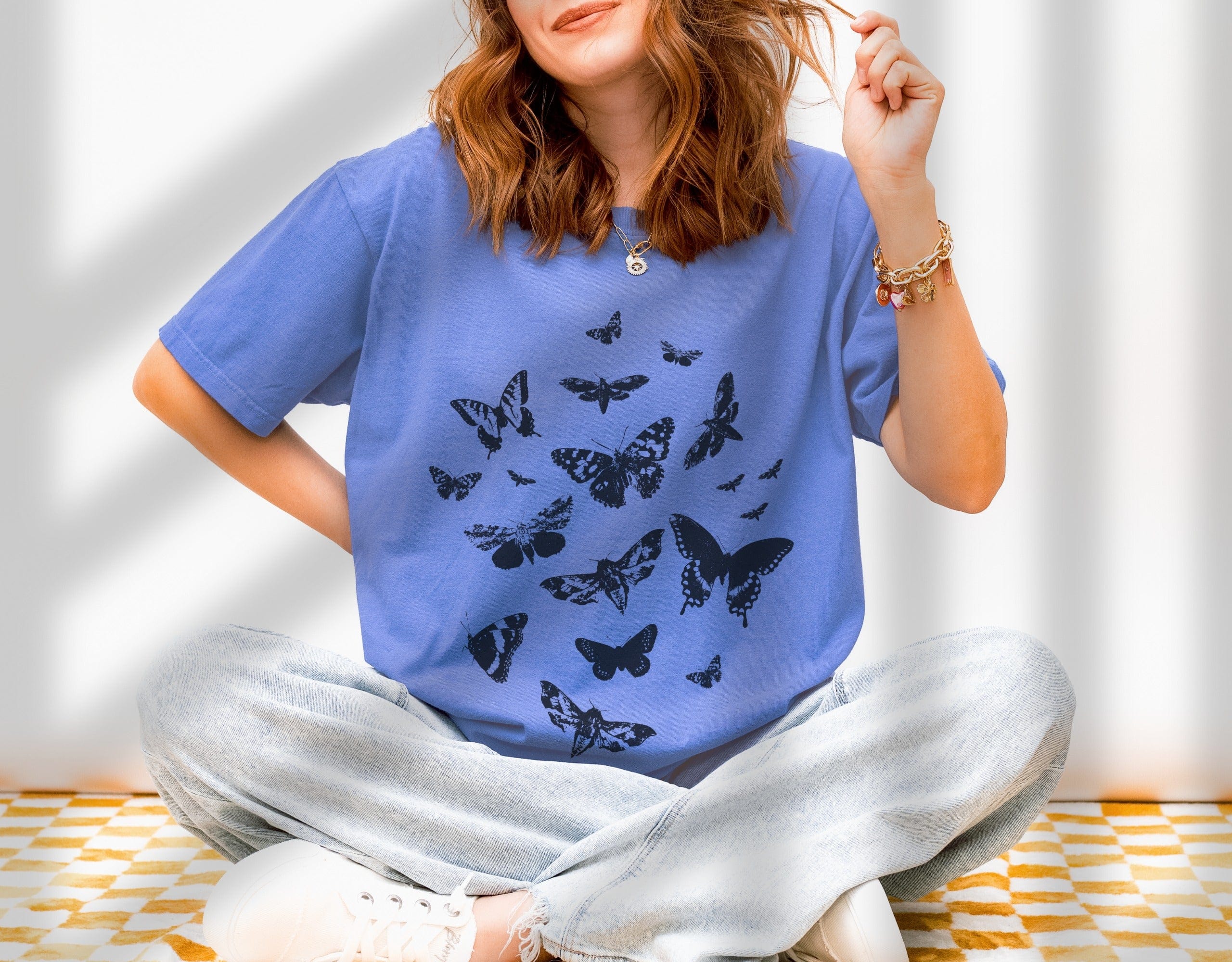 Butterfly + Moth Statement Tee