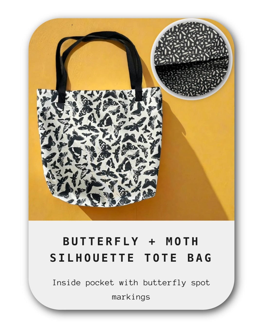 Butterfly + Moth Tote Bag