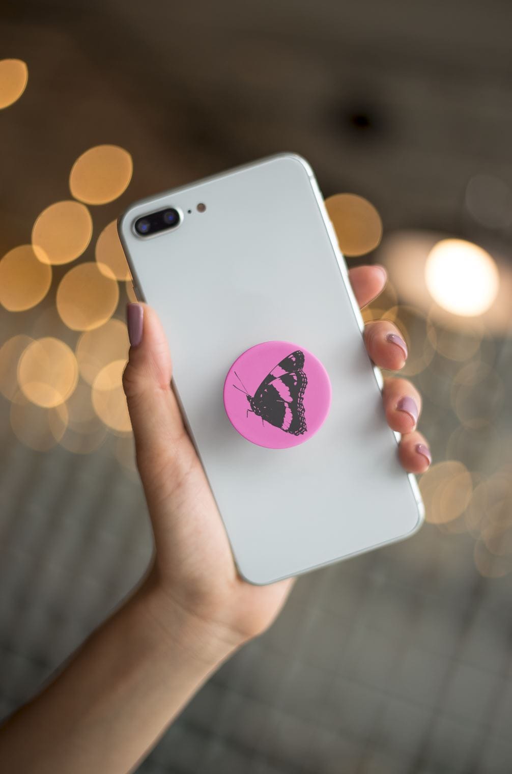 butterfly phone holder for surface pattern design licensing