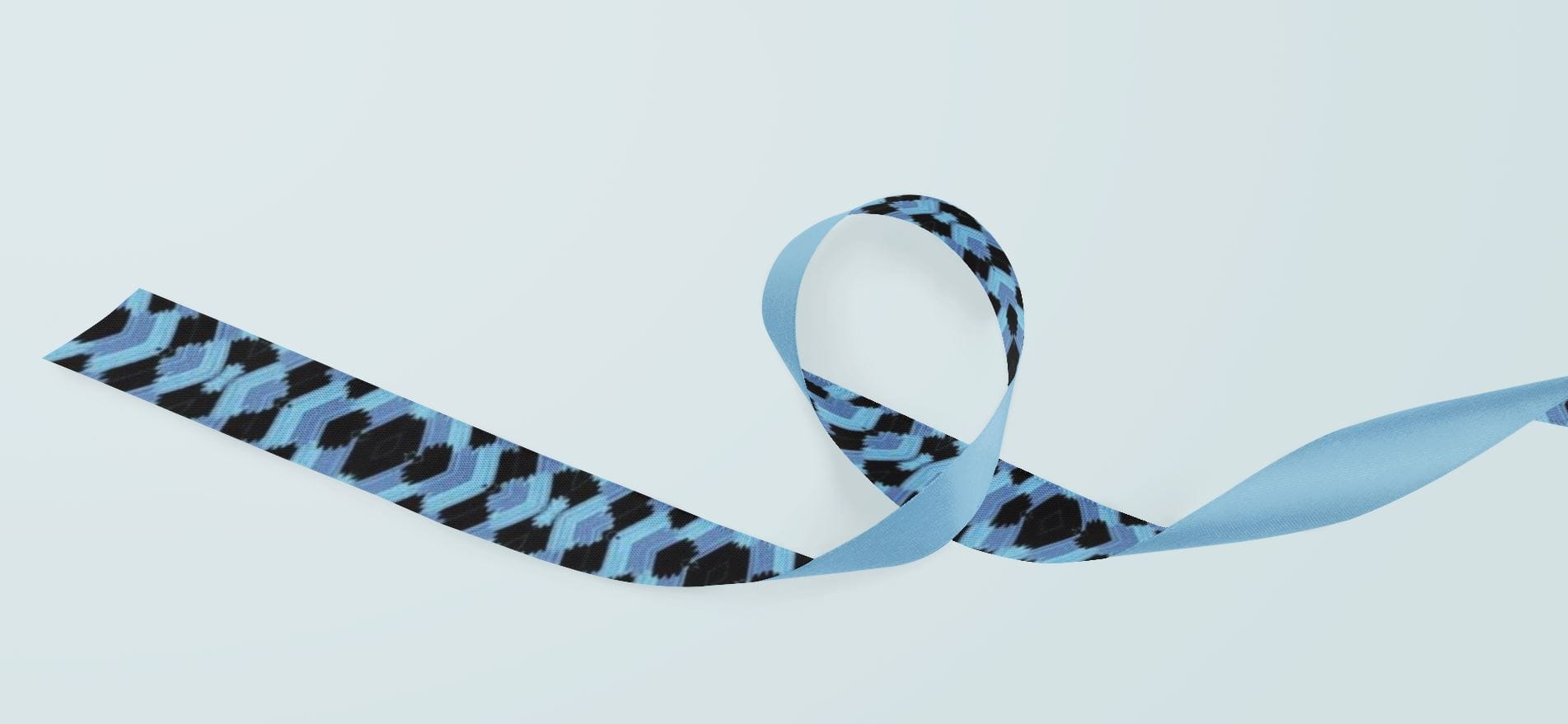 butterfly ribbon for surface pattern design licensing, microscopic art