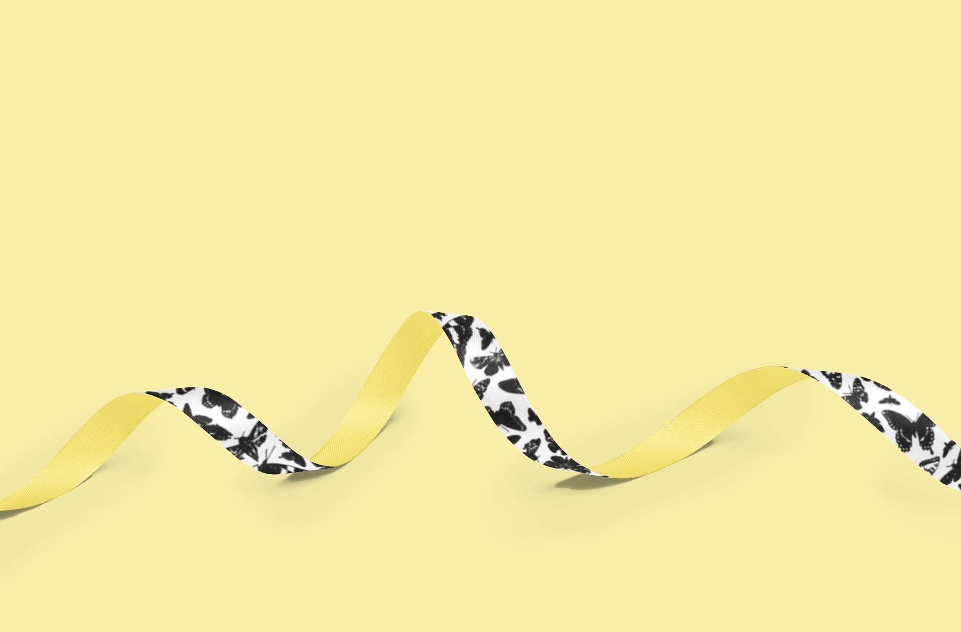 butterfly ribbon for surface pattern design licensing