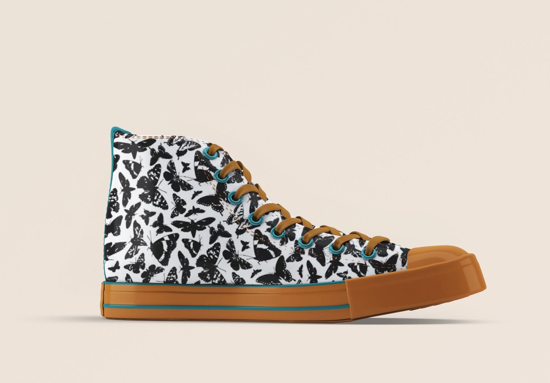 butterfly shoe for surface pattern design licensing