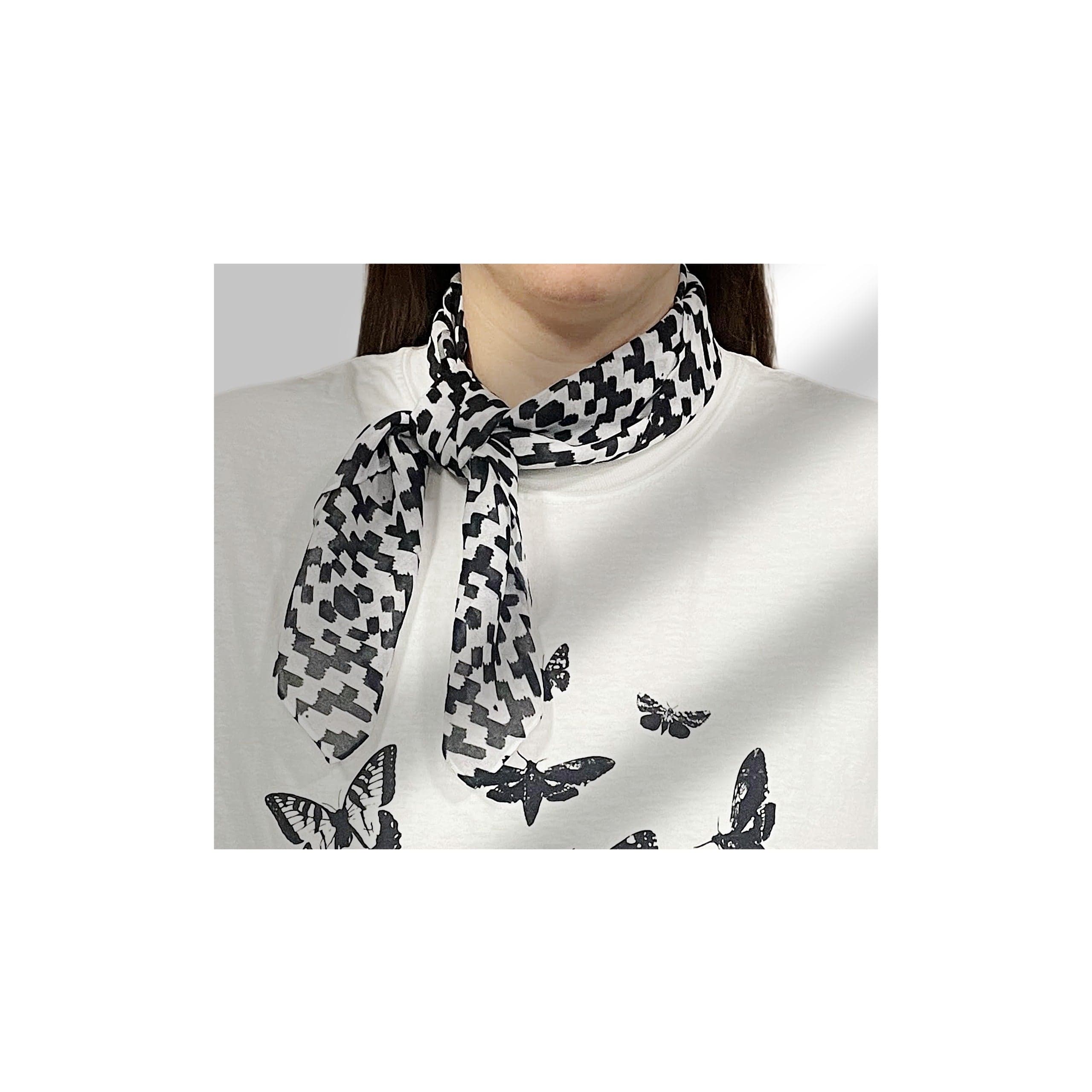 Marbled White Butterfly Scarf | Microscopic Wings