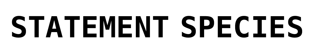 statement species logo
